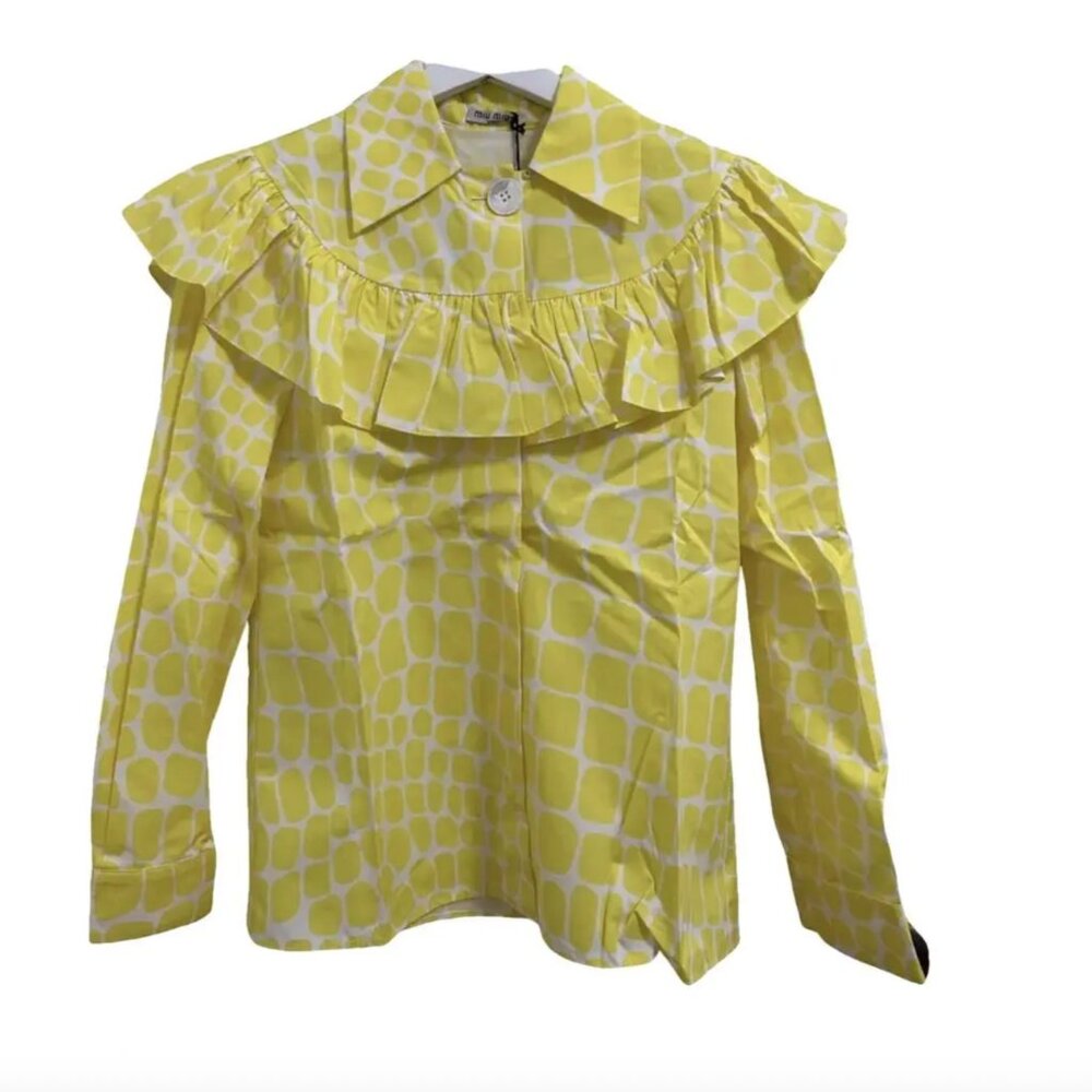 Miu Miu Yellow Shirt 2015 Collection